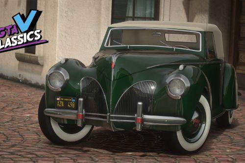 1941 Lincoln Zephyr Convertible [Add-On | Extras | VehFuncs V | LODs]