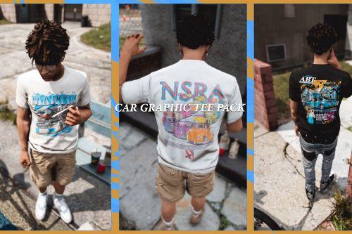Car Graphic T-Shirt Pack for MP Male