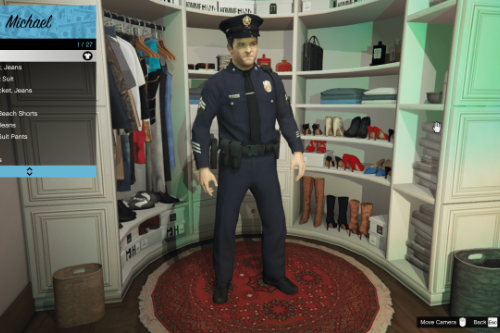 Michael Beta Cop Outfit DLC [Add-On | Wardrobe]