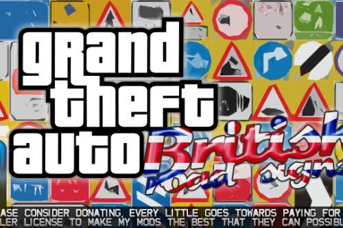 British UK Road Signs & Props [OIV]